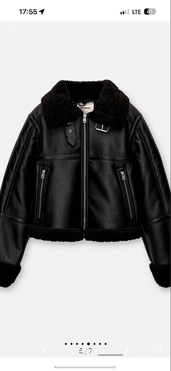 Pull&bear yünlü çift yüzlü ceket