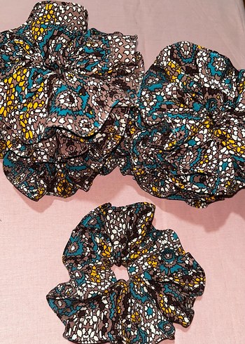 Renkli Bohem Elastik Saç Tokası - Görsel 3