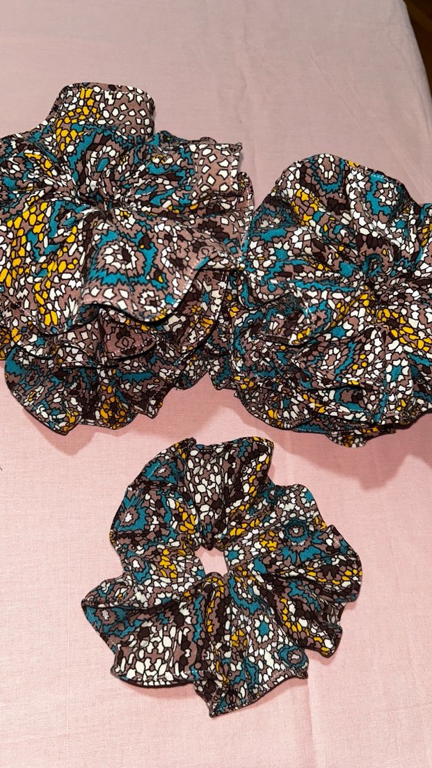 Renkli Bohem Elastik Saç Tokası - Görsel 3