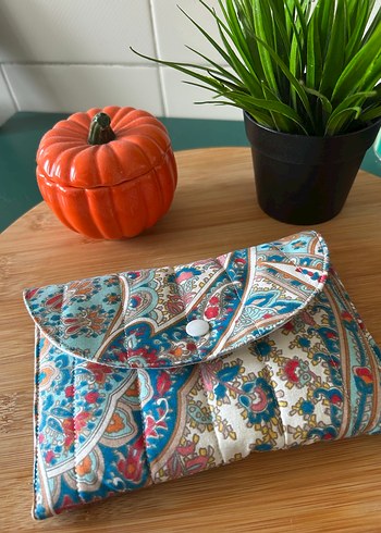 Bohem Çok Renkli Baskılı Kadın Cüzdanı - Görsel 3