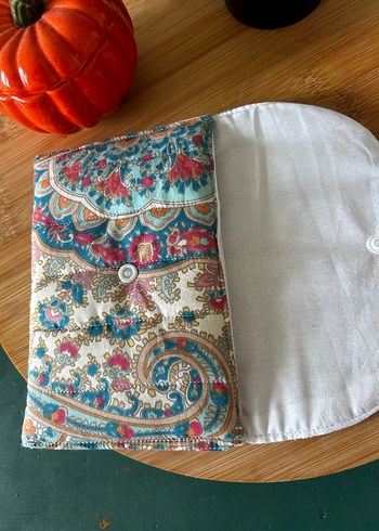 Bohem Çok Renkli Baskılı Kadın Cüzdanı - Görsel 4