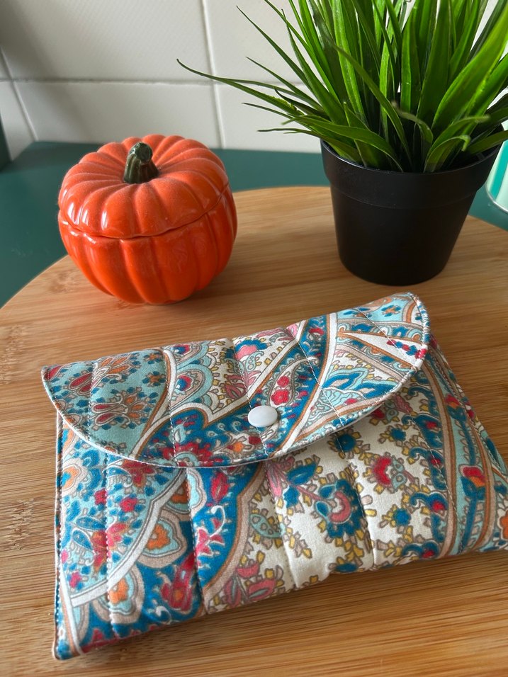 Bohem Çok Renkli Baskılı Kadın Cüzdanı - Görsel 3