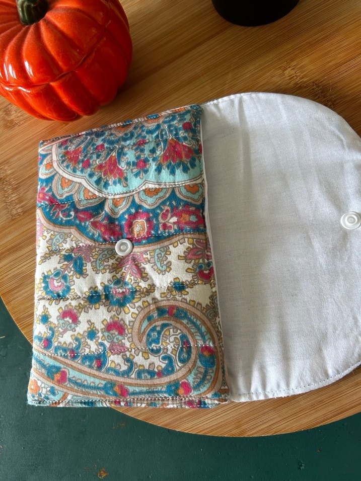 Bohem Çok Renkli Baskılı Kadın Cüzdanı - Görsel 4