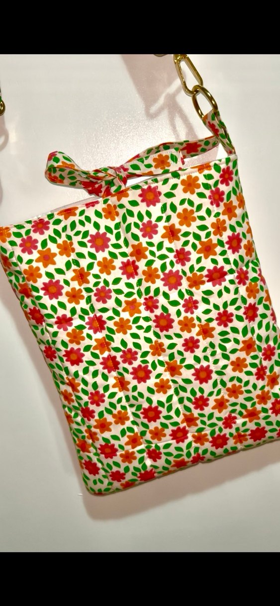 Çiçek Desenli Fermuarlı Bohem Kadın Çantası - Görsel 5