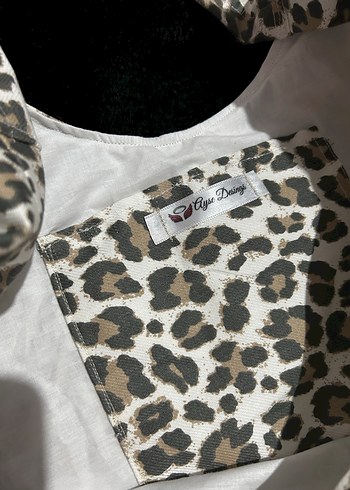 Kürk Detaylı Leopar Desenli Kadın Çanta - Görsel 6