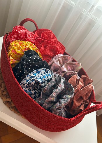 Renkli Fırfırlı Kadın Saç Tokaları - Görsel 7