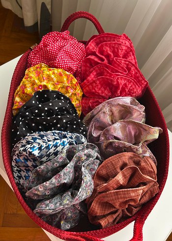 Renkli Fırfırlı Kadın Saç Tokaları - Görsel 6