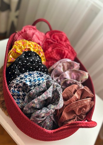 Renkli Fırfırlı Kadın Saç Tokaları - Görsel 5