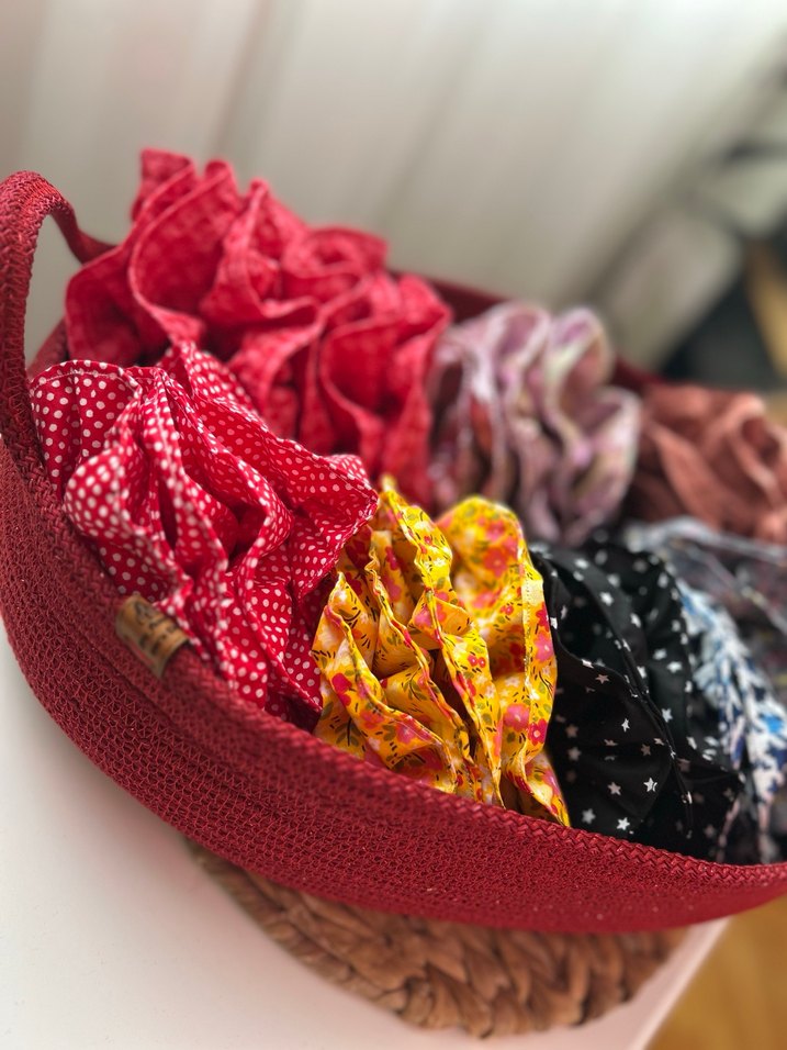 Renkli Fırfırlı Kadın Saç Tokaları - Görsel 4