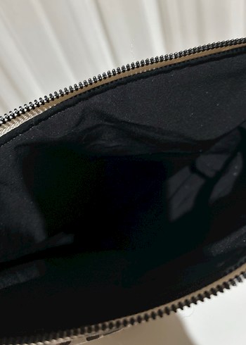 Deri Leopar Desenli Kadın Makyaj Çantası - Görsel 8