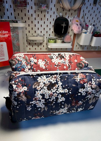 Çiçek Desenli Fermuarlı Bohem saç şekillendirici başlık bölmeli - Görsel 2