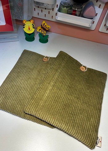 İster 11 inç tablet ister kitap için Kadife Kılıflar - Görsel 8