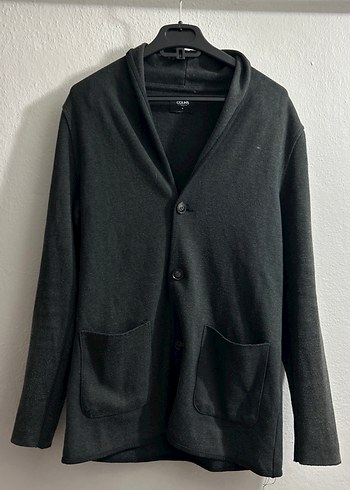 Düğmeli Gri Erkek Regular Fit Hırka