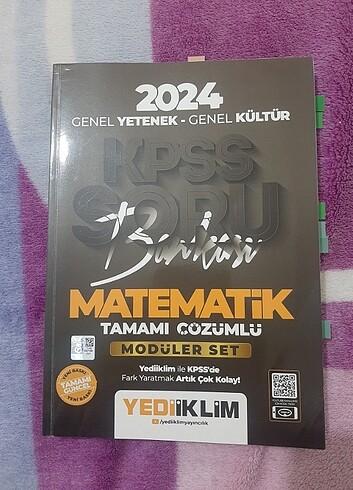 kpss 2024 yediiklim matematik soru bankası 