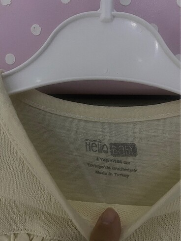4 Yaş Beden Hello baby tshirt