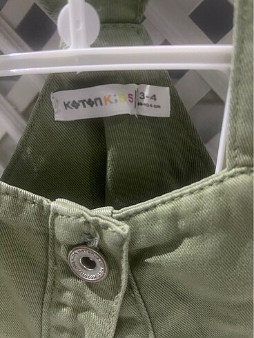 4 Yaş Beden Koton Kot Elbise