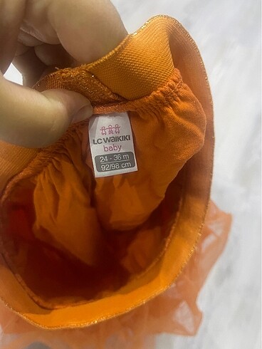 24-36 Ay Beden turuncu Renk Tütü Etek