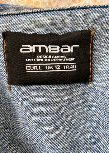40 Beden Kadın Mavi Transparan Uzun Denim Ceket