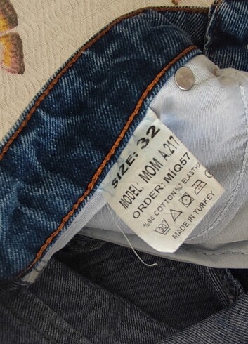32 Beden ADDAX MOM JEAN PANTOLON