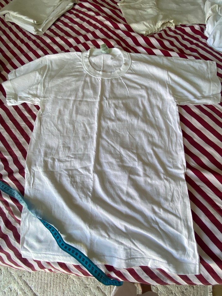 Beyaz Pamuklu iki adet atlet - Görsel 4