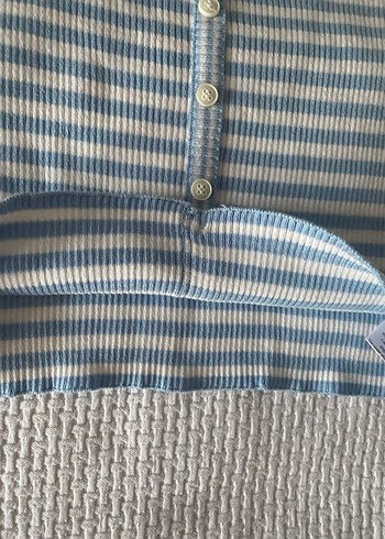 Gri Düğmeli Triko Hırka - Görsel 4