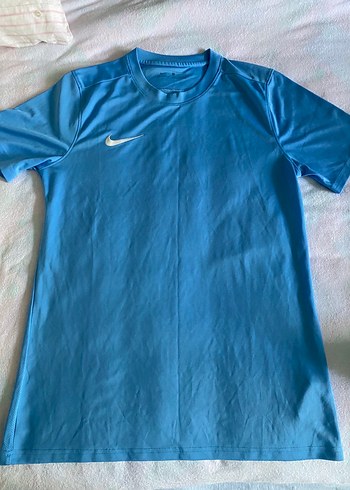 Mavi Kısa Kollu Nike Erkek Spor Tişörtü
