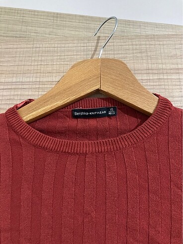 xs Beden Bershka Kiremit Crop