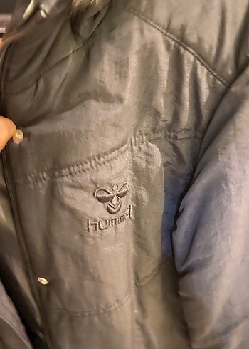 Hummel Siyah Kürk Detaylı Kadın Kışlık Mont