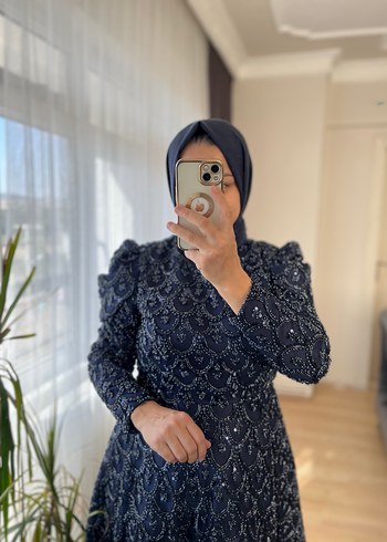 Tesettür abiye söz nişan elbisesi prenses model