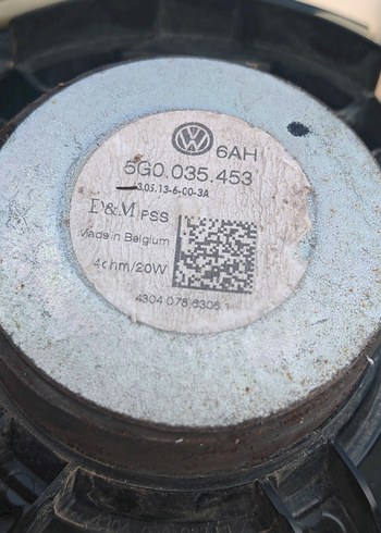 Volkswagen Hoparlör 20W