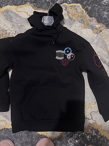 Oversize baskılı sweatshirt