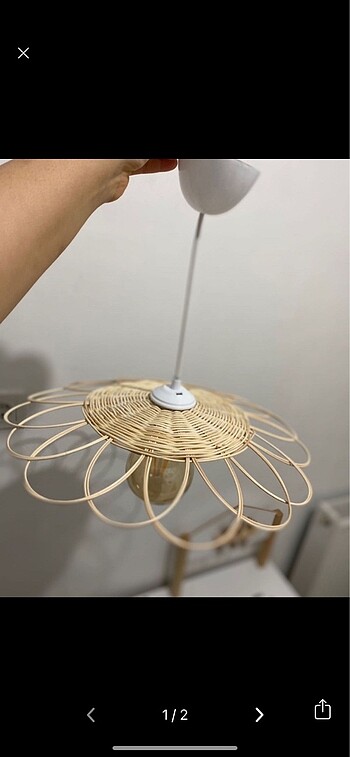 Rattan avize
