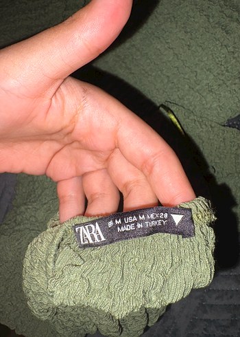 Zara Kadın Yeşil Keten zara takım