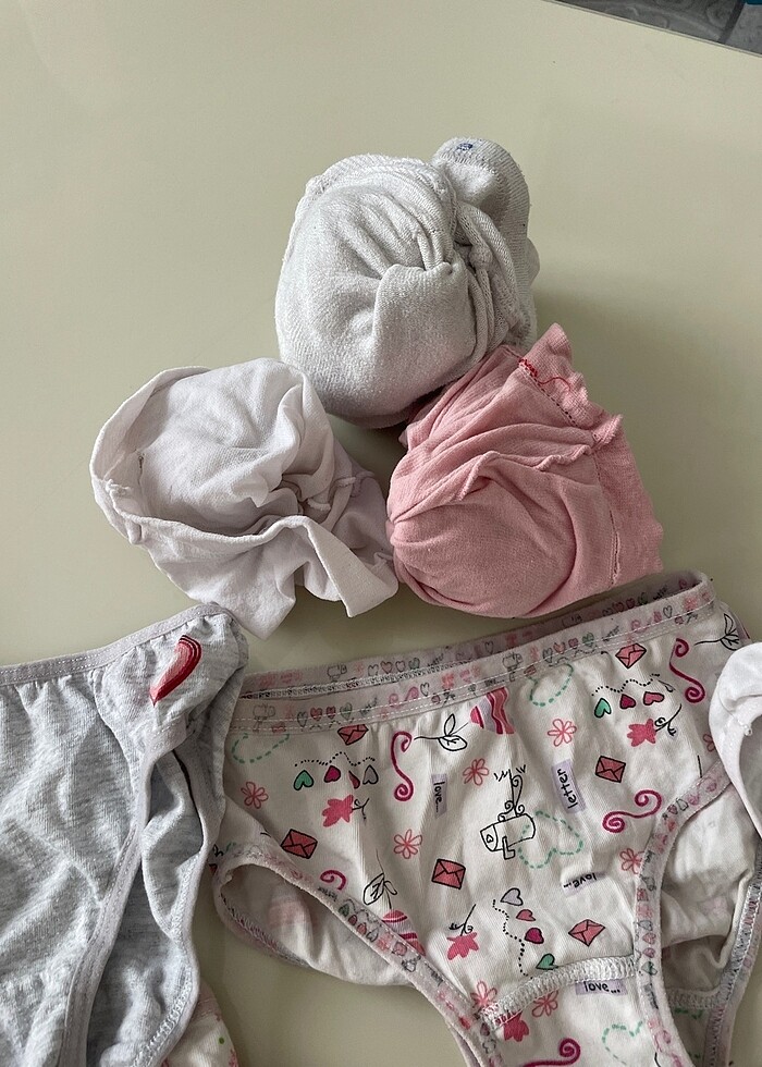 Toplu kız çocuk iç çamasırı - Görsel 4