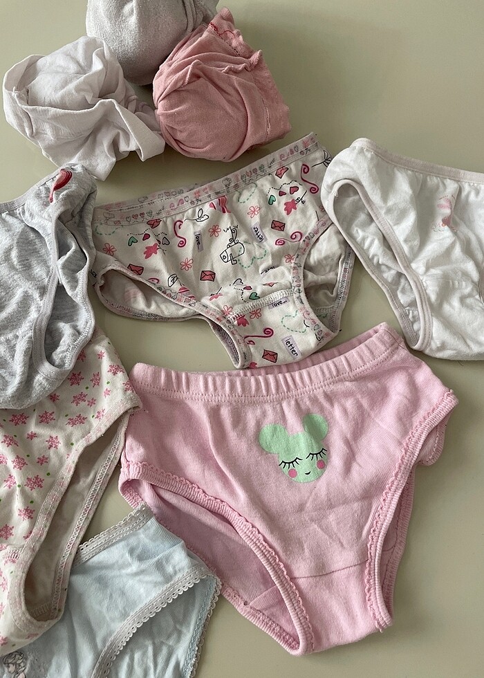 Toplu kız çocuk iç çamasırı - Görsel 3