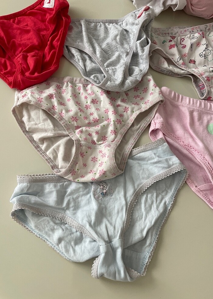 Toplu kız çocuk iç çamasırı - Görsel 5