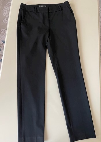 Kadın Siyah Ofis Kumaş Pantolon