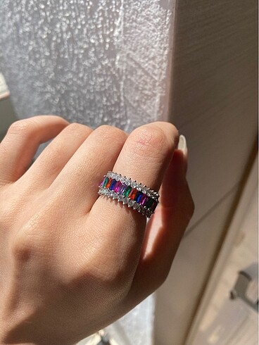 swarovski Su yolu yüzük
