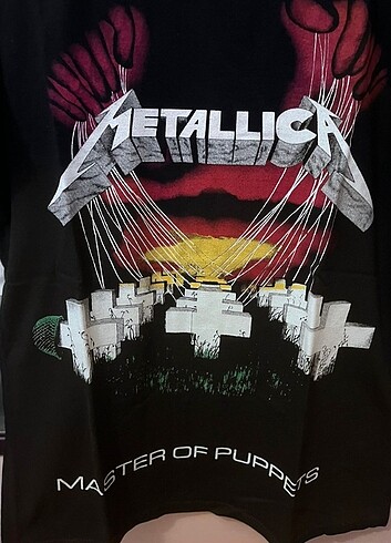 Metallica mop tişört