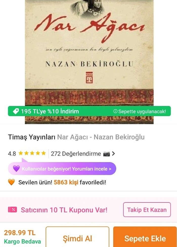 Nazan Bekiroğlu Nar Ağacı  - Görsel 3