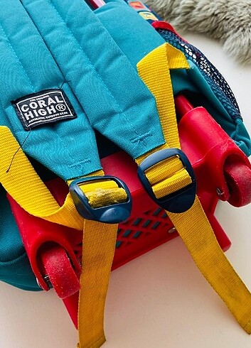 Coral Hingh robot desenli Anaokulu çanta - Görsel 5
