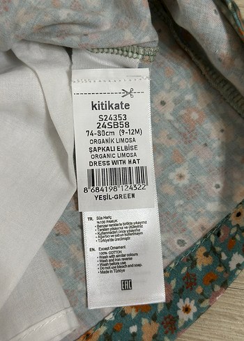 KitiKate Çiçek Desenli Kız Çocuk Elbise