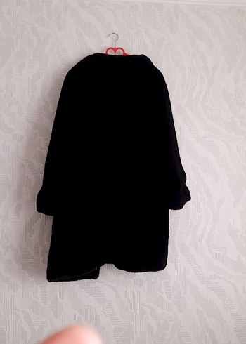 mango orjinal marka Siyah Kadın Midi Boy Kürk Detayl - Görsel 8