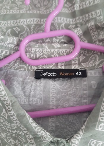 yeşil Bohem Uzun Keten Elbise - Görsel 4