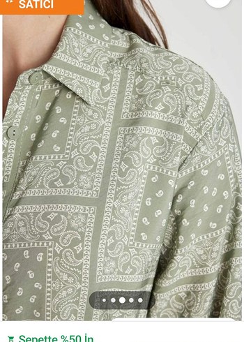 yeşil Bohem Uzun Keten Elbise - Görsel 10