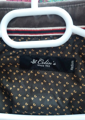 Düğmeli haki yeşil coton Kadın Ceket - Görsel 5