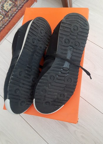 Siyah Kadın Spor Ayakkabı - Görsel 6