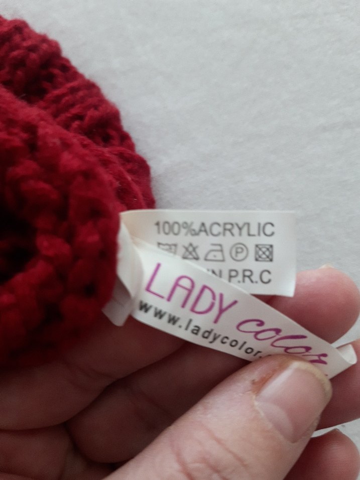 Kırmızı Ponponlu Örgü Kiz Bere - Görsel 5