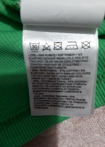 kadin Yeşil Kemerli Street Wear Tişört - Görsel 7