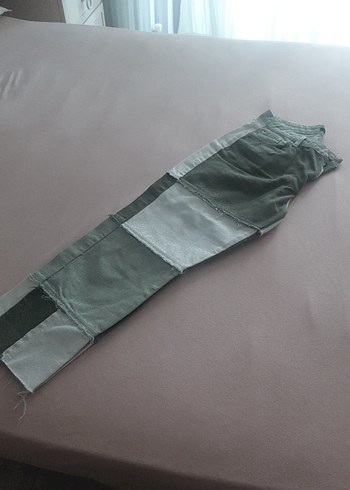 Kadın Bel Detaylı Midi kot Pantolon